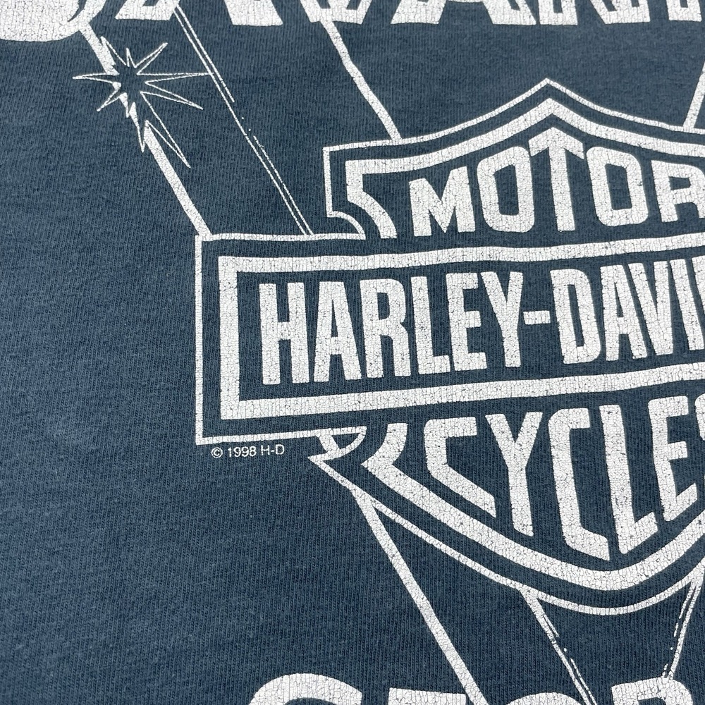 VTG 1998 Harley Davidson Daytona Bike Week Size Large Biker Motorcycle Tshirt - Picture 6 of 8